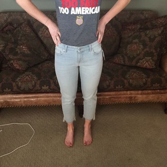 Gap straight crop 3/4 coupe jeans - Picture 6 of 8